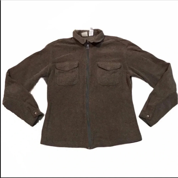 The North Face Brown Fleece Zipper Sweater Size Medium - Picture 1 of 9